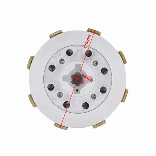 Moyeu de tambour d'embrayage moto YBR 125 pour réparer le patinage