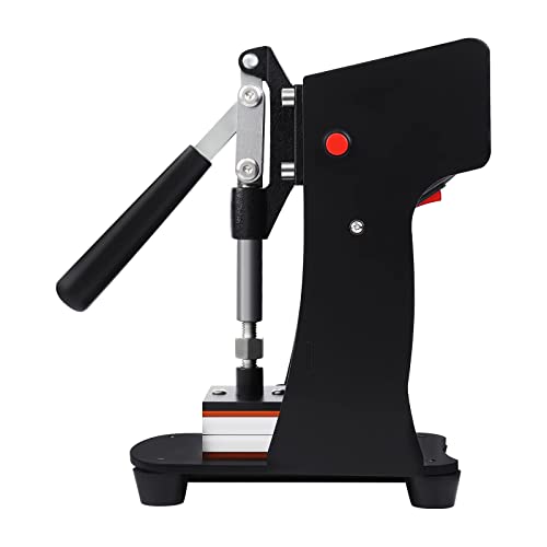 Yonntech Mini Manual Heat Press Machine 2X3 Inch Heated Plates 770Lbs Mini Manual Hot Presser 350W Shirt Heat Press Hand Crank Dual Heated Plates Sublimation Press Machine With Digital Controller #TOP4