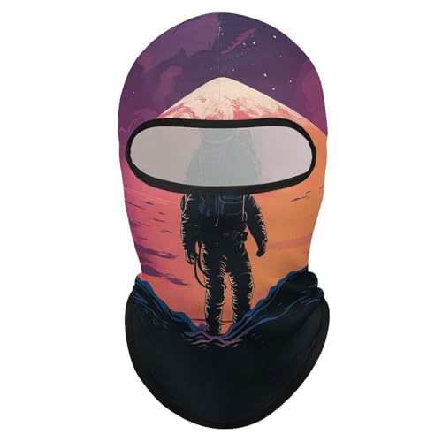 Balaclava para hombre, máscara facial para esquí, ciclismo y deportes de invierno, protección multifuncional para cara y cuello miniatura 1