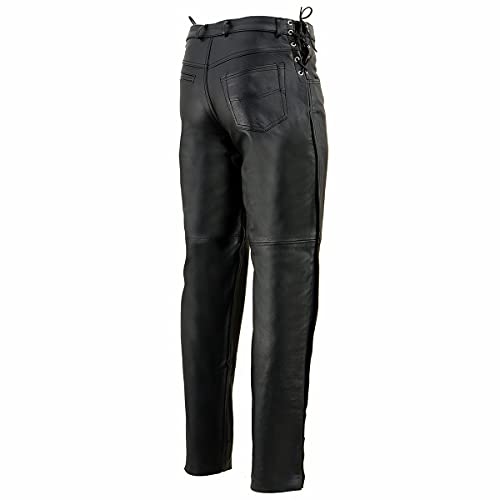 Image of Milwaukee Leather Men's Premium Classic Casual Leather Motorcycle Riding Pants