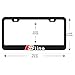 Sparkle-um 2pcs Newest S-line Matte Aluminum Alloy License Plate Frame ，with Screw Caps Cover Set Suit，Applicable to US Standard car License Frame, for Audi S line (Black).