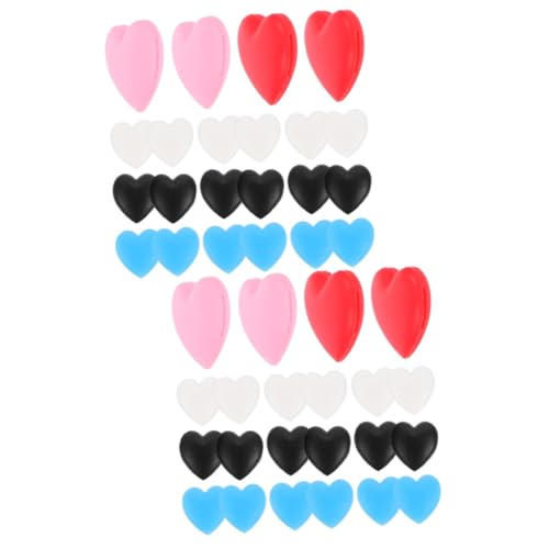 TOVINANNA 2sets Love Non-Slip Ear Hook Eyeglass Glasses Ear Grip Portable Glasses Retainer Glasses Anti Slip Ear Grip Convenient Glasses Holders Glasses Anti-Skid Glasses Hook 15pairs*2