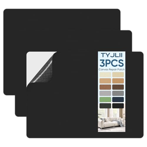 10 Best Canvas Repair Kits That Fix Your Gear Like New 10 Canvas Waterproof Self Adhesive Repair Patch (Black)
