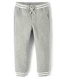 Gymboree and Toddler Fleece Jogger Sweatpants,Gray,8