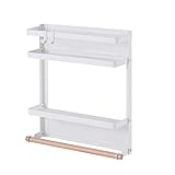 2 INSTALLATIONSMETHODEN: Zusätzlich zum Aufhängen des Gewürz Organizers an der magnetischen Oberfläche kann es auch mit den mitgelieferten hochwertigem SUS304 Schrauben installiert werden.