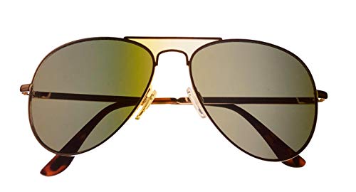 Skechers Mens Gold Metal Aviator Sunglass SE8051. 32N4