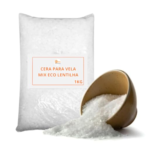 Cera Mix Eco Parafina Vegetal De Soja Lentilhada Velas (1KG)
