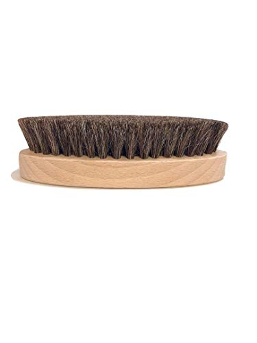 Oval Horsehair Brush Saphir - Grey 
