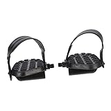 Milisten 1 Par De Pedales Pedales De Bicicleta De Interior Pedales De Bicicleta para Fitness Accesorios De Bicicleta De Interior Pedales De Bicicleta De Plástico Pedales De Bicicleta para