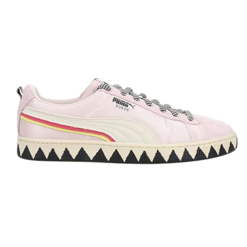 PUMA Womens Lemlem X Suede Lace Up Sneakers Shoes Casual - Pink - Size 8.5 M