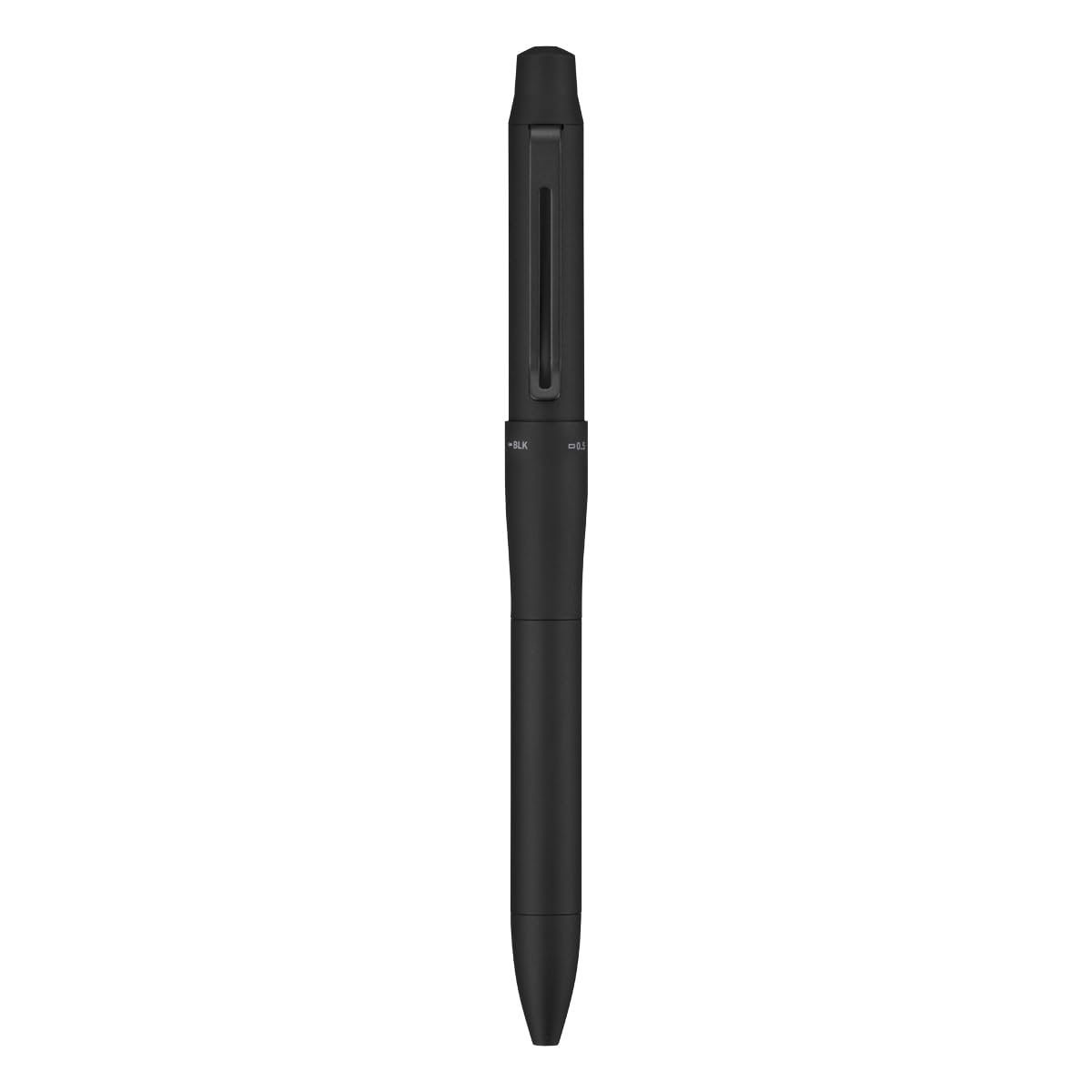 Uni Jetstream Prime 3&1 Penna a sfera multifunzione, dotata di inchiostro a base di olio da 0,7 mm (nero, rosso, blu), portamine da 0,5 mm, corpo in metallo, nero, MSXE455007.24