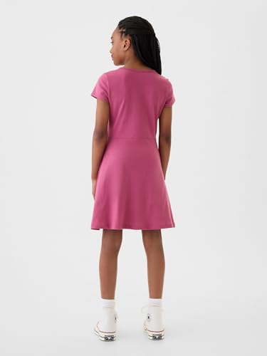 Image of Gap Girls' Short Sleeve Logo Dress