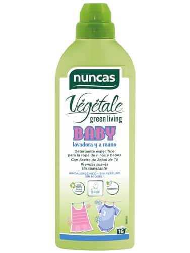 Nuncas Vegetale - Detergente Bebé Específico para Ropa de Niño y Recién Nacido - 750ml