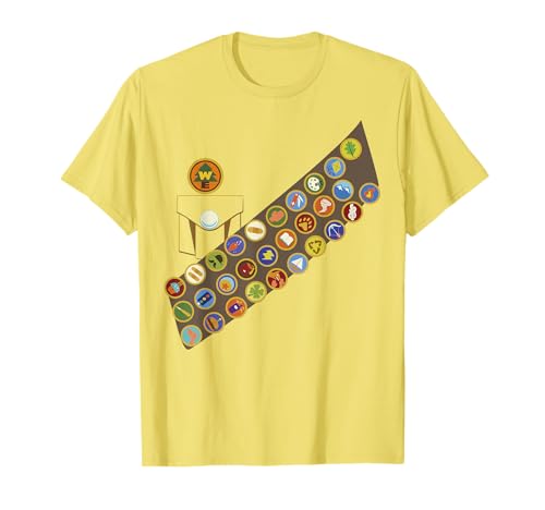 Disney Pixar Up Russell Patches Halloween T-Shirt Small