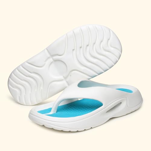 Image of YOHO Sponge Flip Flops for Men | Orthopedic Slippers & Mild Acupressure | Waterproof Monsoon Footwear | Dual Tone EVA Footbed