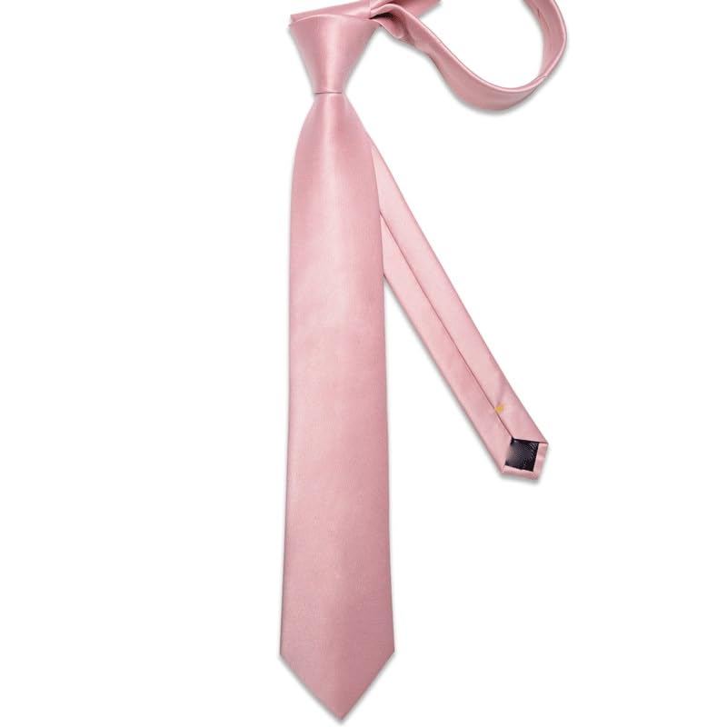 Corbata de seda de 150 cm para hombre con set de accesorios miniatura 3