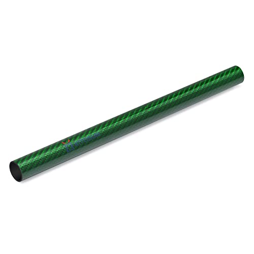 Khose Carbon Fiber Tube Replacement - Kitosun Original Hookah Accessories Exclusive Sleeves for K-Hose 100% Real Carbon Fiber Thick Sturdy & Shining (Bentley-Green)