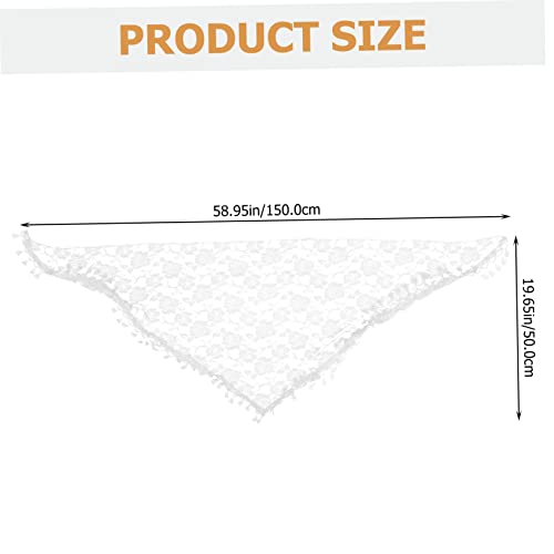 Lace Scarf for Women Decorative Lace Shawl Lightweight Veil for Parties Costumes and Daily Wear Feminine Design for Stage Performance and Special Occasions2