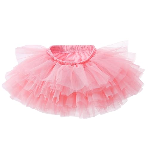 Image of Tutu Skirt for Baby Girl Toddler 6 Layered Tulle Skirts 1-8T