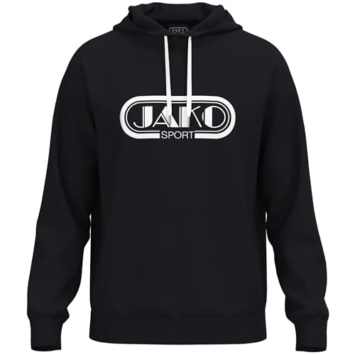 Sweat à capuche JAKO noir taille 152 pour enfant vêtement de sport