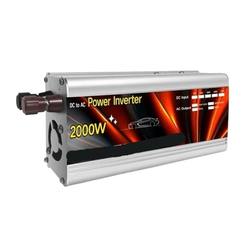 Inverter 12v 220v Solar Inverter 500W 1000W 1500W 2000W Portable Voltage Transformer Auto Charger Converter Car Power Inverter(500W 12V)