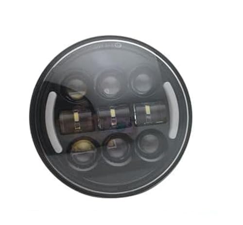 Phare de moto LED 5,75 pouces optique de phare Halo DRL pour Dyna Custom