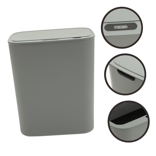OUNONA 1 Stück Smart Sensor Mülleimer mit Automatischem Deckel Induktions Abfalleimer für Haushalt Büro und Badezimmer Robuster Müllbehälter aus Hochwertigem Bewegungsaktivierung – Bild 4