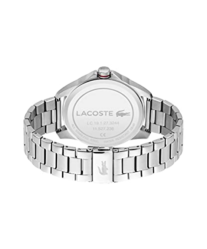 Lacoste Analog Quarzuhr für Herren mit Silbernes Edelstahlarmband - 2011132 – Bild 4