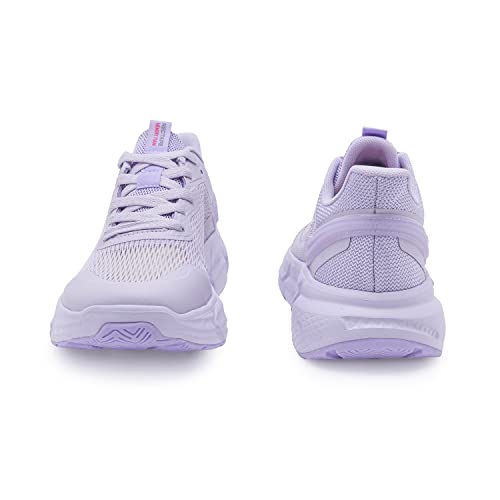 Image of Red Tape Sports Shoes for Women's- Neon Green Lace-Up, Shape Adjustable Sports Athleisure Shoes, Perfect for Walking & Running