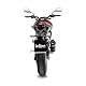 Auspuffanlage LeoVince Komplettanlage SBK LV ONE EVO Black Edition, Edelstahl schwarz, Carbon Kappe, 1/1, mit Katalysator, mit Zulassung für Honda CB 125 R Bj. 2021-2022
