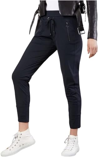 MAC Easy Active Relaxed Fit mit Tunnelzug aus leichtem Techno Stretch Größe 40, Farbe Dark Blue