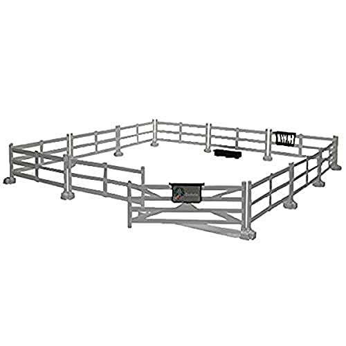bruder 62504 - Zubehör: Pferdezaun, weiß