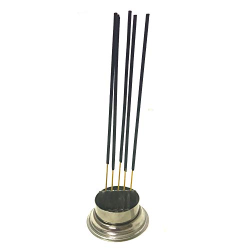 Yadnesh Stainless Steel Incense Stand Steel Dhoop Agarbatti Stand Holder Om Swastik Steel Incense Holder Agarbatti Stand Pooja Accessory Agarbatti Stand Incense Stick Holder Tower Stand For Positive Energy thumb #3