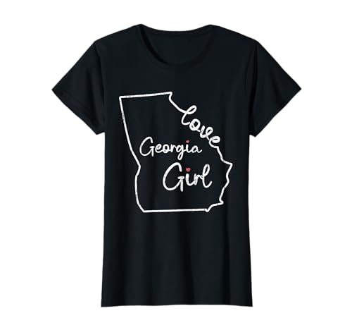 Camiseta Georgia para niñas, Peach State, vacaciones de verano para acampar Camiseta