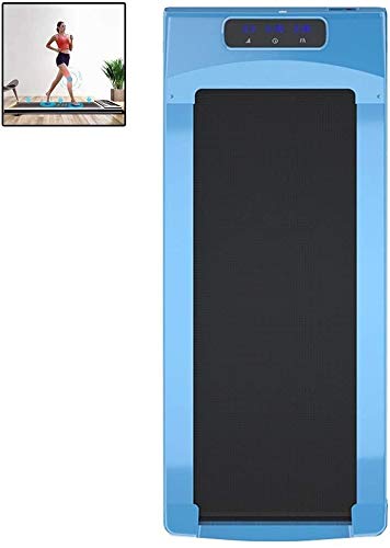 Image of Tredmills for Running Proform Treadmill Treadmills Flat Home Model Folding Walker Electric Simple Small Ultra-Quiet Indoor Fitness Mini Mechanical (Blue 145x71x14.5cm)