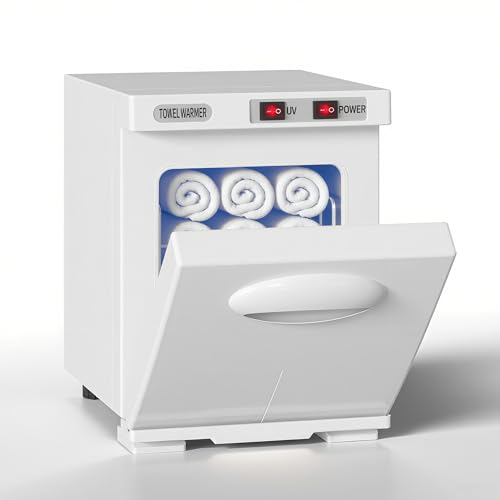 Towel Warmer, 5L Small Hot Towel Warmers for Spa, Towel heater for Facials and Towel Warmer Esthetician. (White)