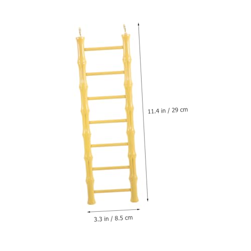 Image of Bird Ladder Toy for Medium Parrots and Hamsters Hanging Climbing Step Ladder 11.41X3.34In Cage Toy for Physical Activity and Exercise