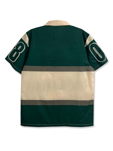 Mens Casual Stylish Shirts Hawaiian Short Sleeve Button Down Shirts Streetwear Y2K Summer Beach Shirts2