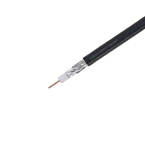 image for Cables Direct Online RG6 1000ft Dual Shield Coaxial Cable, 18 AWG Copp