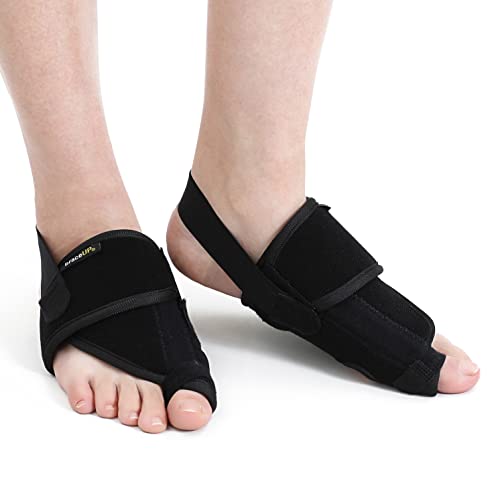 BraceUP Hallux Valgus Korrektur Schiene für Frauen und Männer - Ballenzehen Korrektur, Hallux Valgus-Schiene, Tag- und Nachtgebrauch Cover