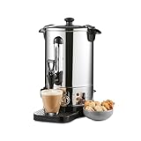 Geepas 7L Electric Catering Urn, 950W Instant Hot Water Boiler Dispenser with Drip Tray, Tea Urn Kettle Home Brewing Commercial or Office Use with Keep Warm, Thermostat Function – 2 Year Warranty