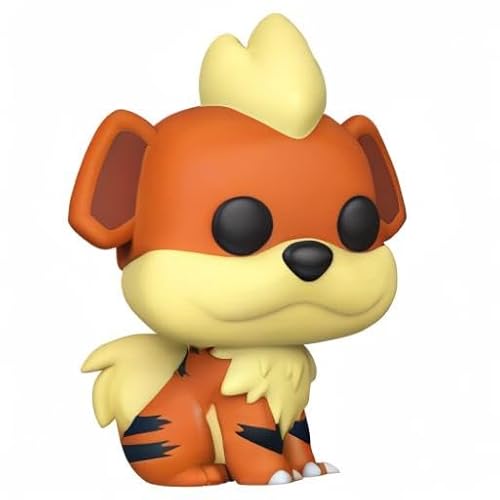 Funko Pop! Games: Pokemon - Growlithe - Caninos - Figurine en Vinyle à Collectionner - Idée de Cadeau - Produits Officiels - Jouets pour Les Enfants et Adultes - Video Games Fans