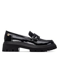 XTI - Mocasines Mujer Negro - Calzado Cómodo y Versátil - Moda Casual - Modelo 13045201 (Talla 41)
