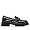 XTI - Mocasines Mujer Negro - Calzado Cómodo y Versátil - Moda Casual - Modelo 13045201 (Talla 41)