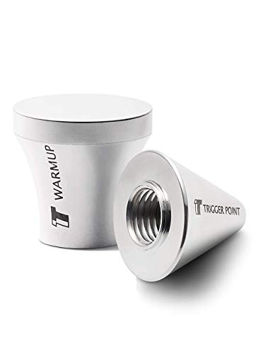 TIMTAM Metal Tip Bundle - Including Flat Round Warm Up Tip and Conical Pointed Trigger Point Tip Universal Threads