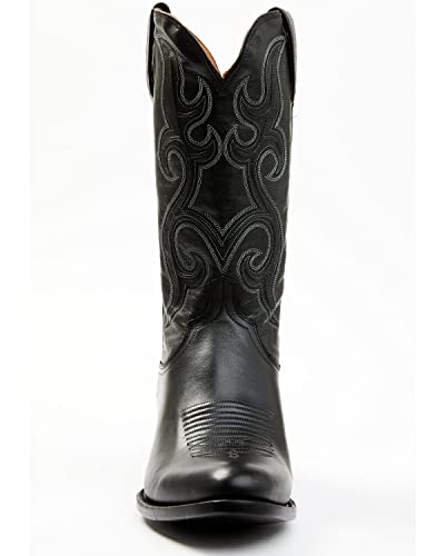 Lucchese Men's Cowhide Western Boot Round Toe Black 13 D4