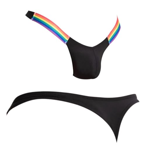 Daddy Underwear Men's Modern Thong, Nylon Blend, XLarge, White [1 Pack]2