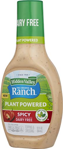 Hidden Valley The Original Ranch Spicy Plant Powered Dairy Free Ranch Dressing and Topping, Vegan, Gluten Free, 12 Fluid Ounces (Package May Vary) - Thumbnail 5