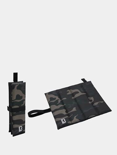 Brandit FALTMATTE/SITZKISSEN FALTBAR Outdoor Trekking Matte Jagd UNTERLAGE, Farbe:Darkcamo