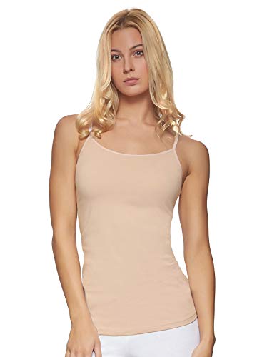 I Tested The Comfort and Performance of 13 Best Slimming Camisoles with Built-in Bras- Here's My Complete Guide for 2026! 5 Felina | Cotton Modal Camisole | Stretch | Basic Warm Nude